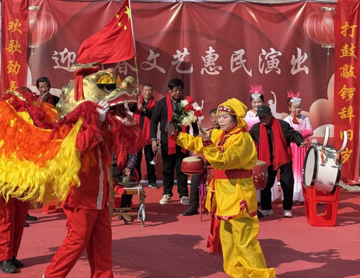 醒獅表演慶新春